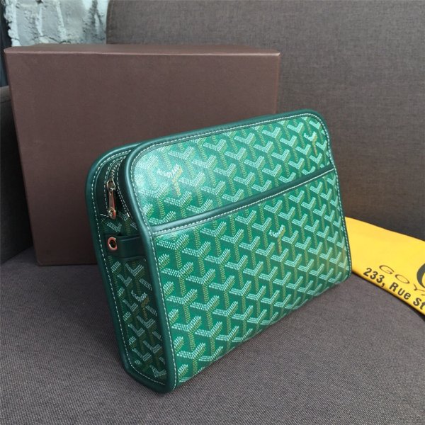TOP Ridge Borsa Toilette Da Viaggio In Ecopelle Marrone Con Gancio E Tante Tasche - 6
