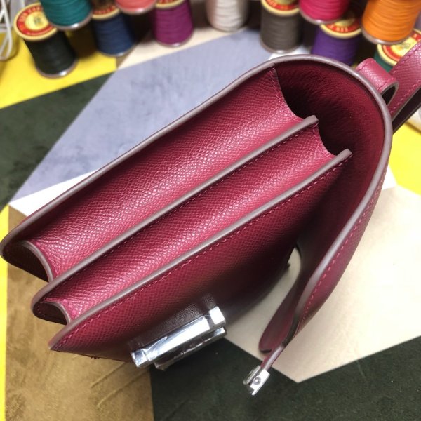 Hermes on sale constance burgundy